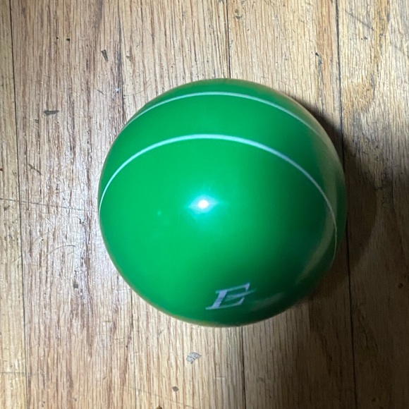 EPCO 110 mm replacement bocce ball with GLO green /white circle 3 strings - Picture 2 of 4